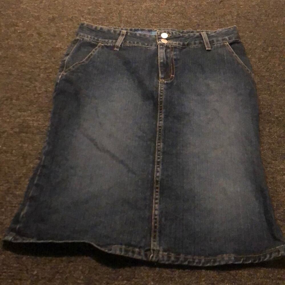 dELiA*s Brand Jean Skirt Junior's size 9 90's Knee Length Vintage Y2K